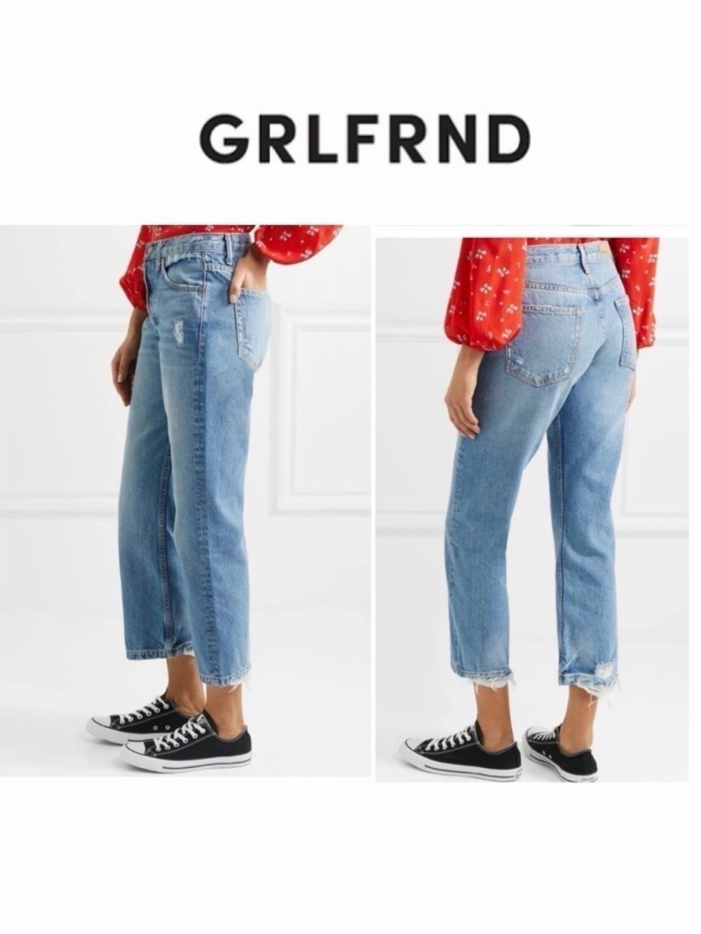 GRLFRND Linda Crop Jeans